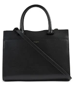 Medium Uptown YSL Monogram Leather Bag