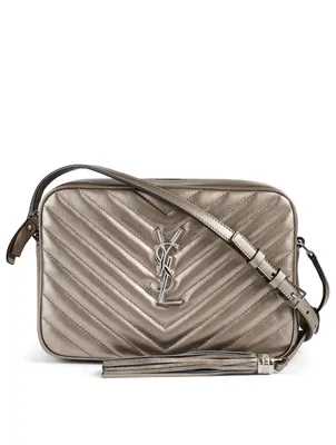 Medium Lou YSL Monogram Metallic Leather Camera Bag