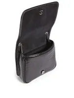 Niki YSL Monogram Croc-Embossed Chain Wallet Bag