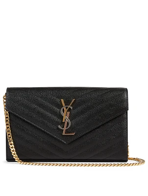 YSL Monogram Leather Chain Wallet Bag