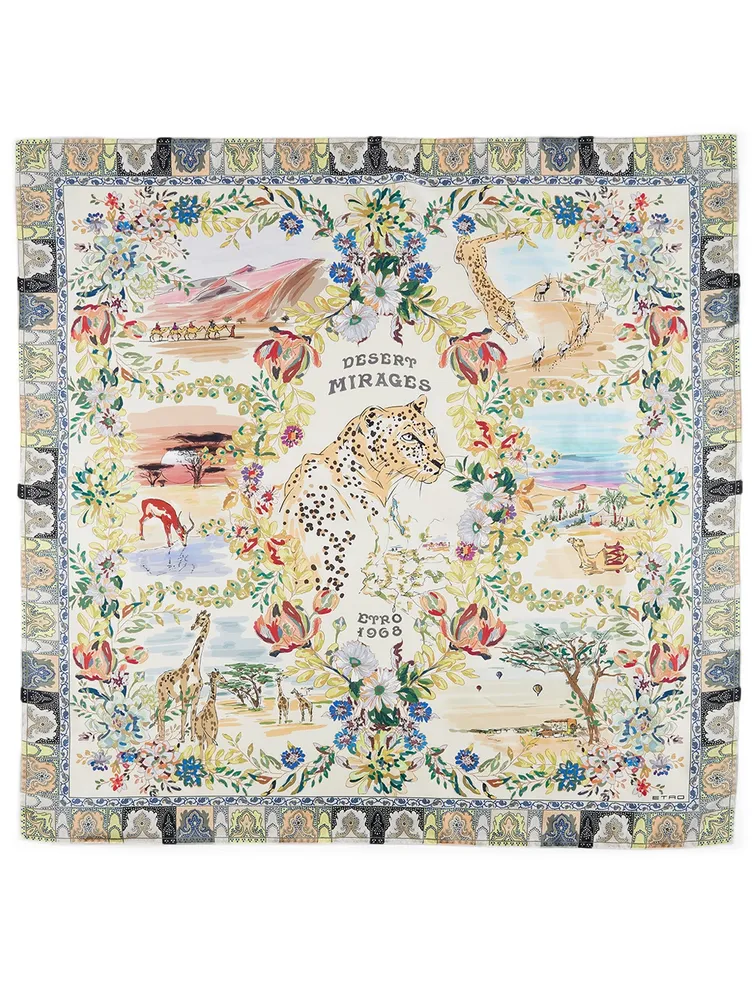 Desert Mirages Silk Scarf