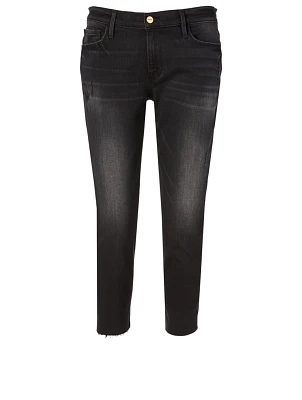 Le Garcon Crop Jeans With Raw Edge