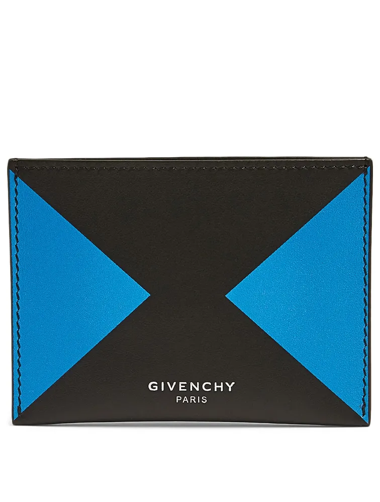 V Shape Leather Card Holder