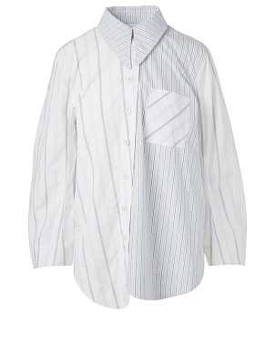 Organic Cotton Shirt Stripe Print