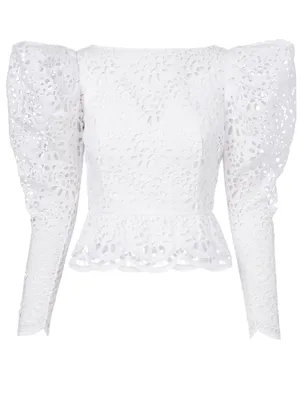 Broderie Anglaise Blouse