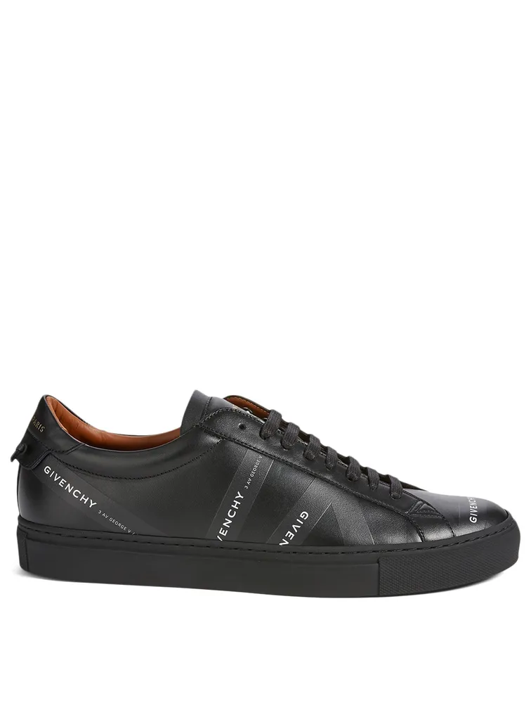 Urban Street Leather Sneaker With Logo Tape