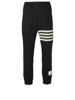 Wool Four-Bar Track Pants