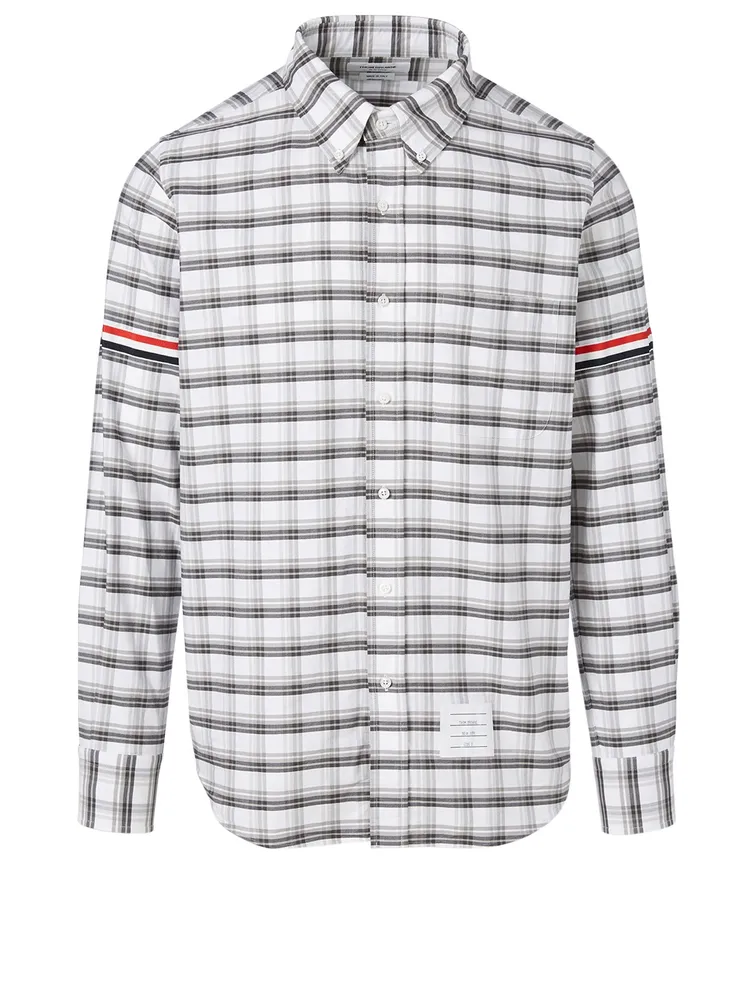 Grosgrain Armband Shirt Check Print