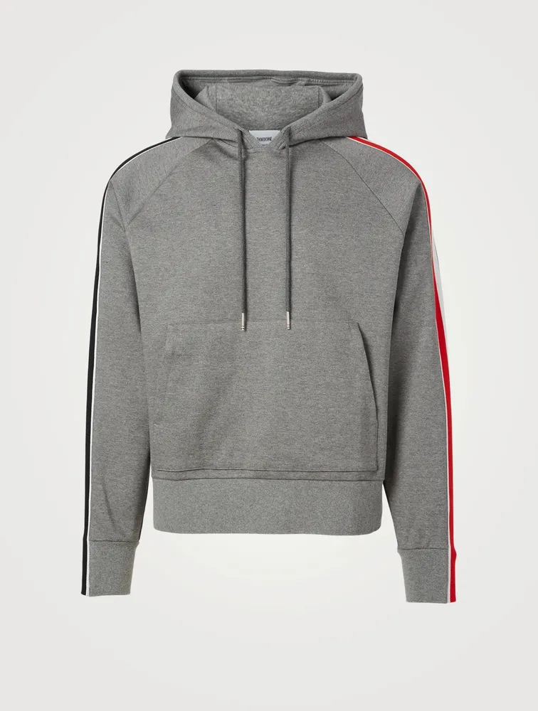 Cotton Hoodie With Stripe