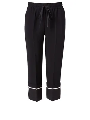Cropped Pajama Pants