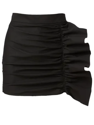 Gathered Mini Skort