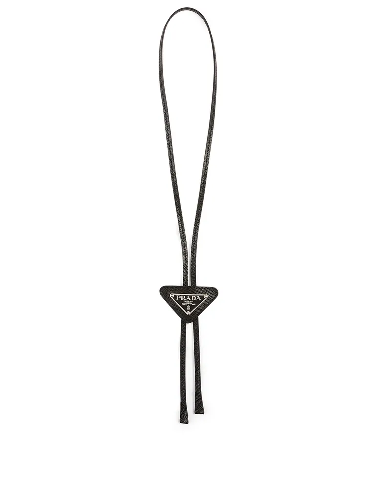 Saffiano Leather Bolo Tie