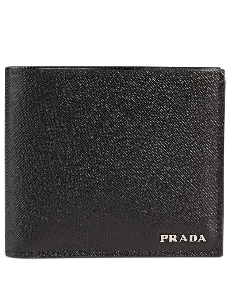 Saffiano Leather Bifold Wallet
