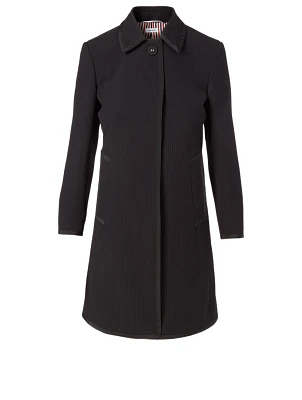 Wool Seersucker Coat