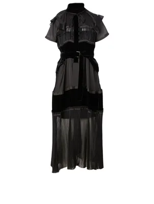 Short-Sleeve Midi Dress