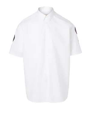 Short-Sleeve Shirt With Patches