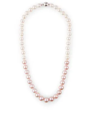 18K White Gold Pearl Necklace