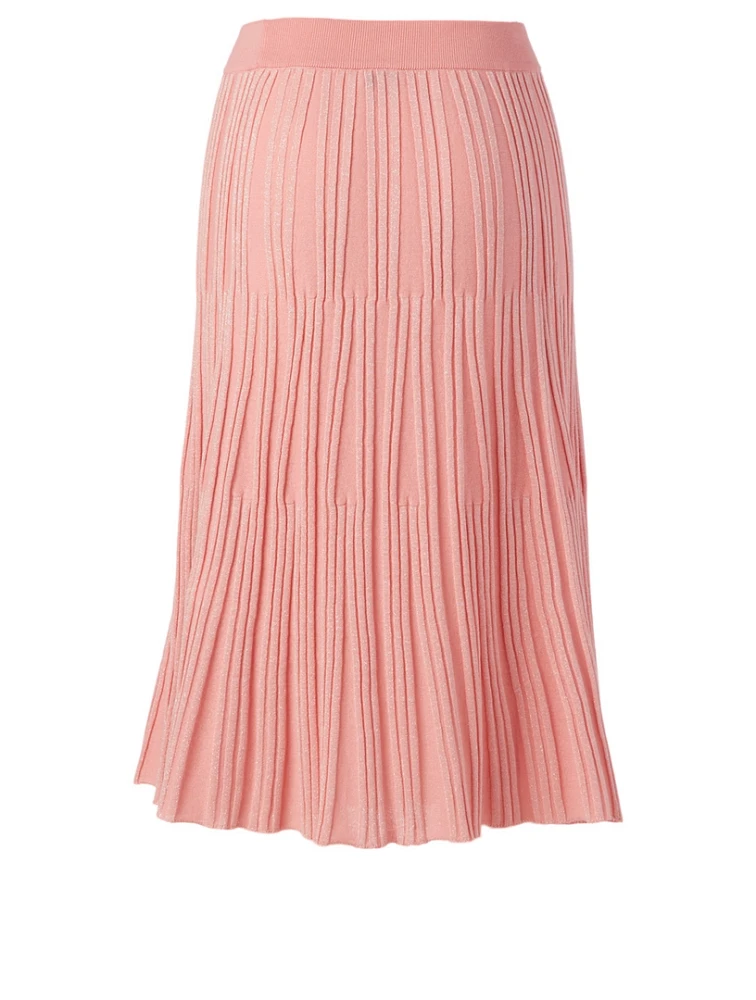 Ribbed Midi Skirt