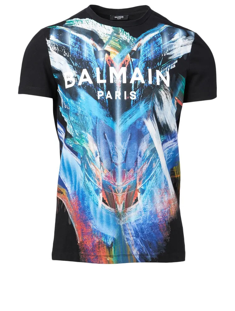 Cotton Graphic T-Shirt With Logo