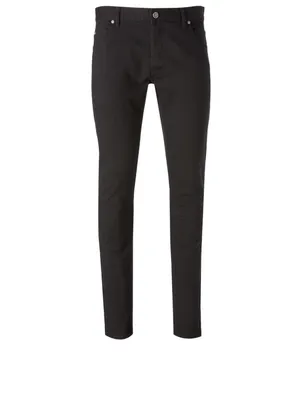Slim-Fit Jeans With Logo Stripe