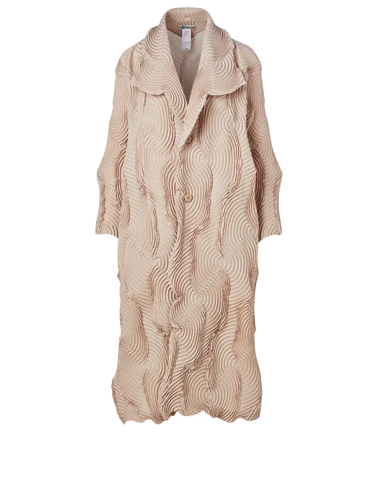 Swirl Stretch Long Jacket