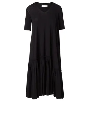 Midi Dress With Collar