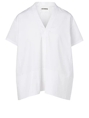 Cotton V-Neck Top
