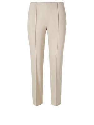 Cotton Stretch Capri Pants