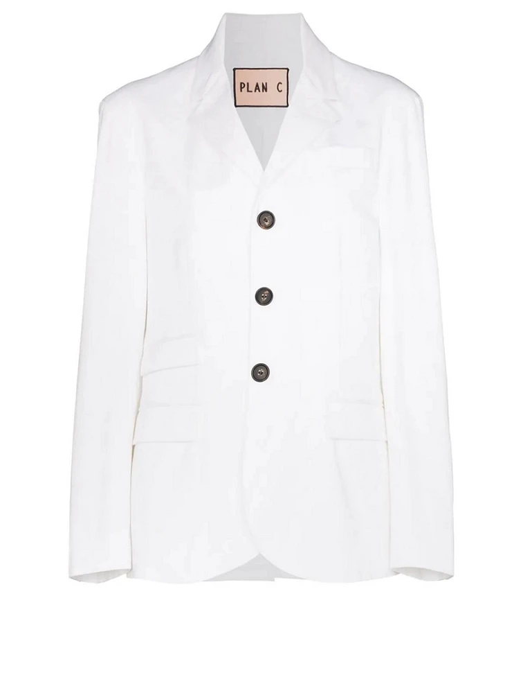 Cotton Stretch Blazer