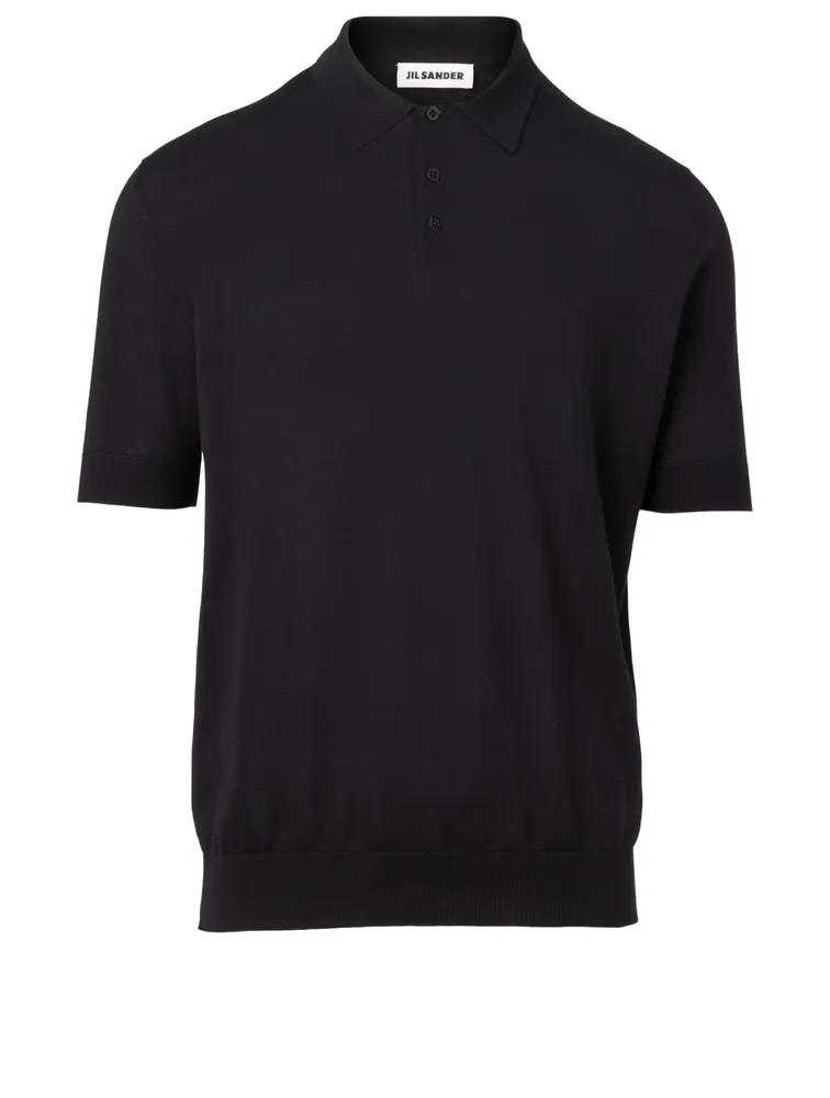 Cotton And Cashmere Polo Shirt