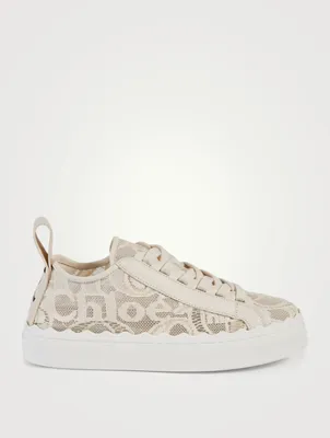 Lauren Lace Logo Sneakers