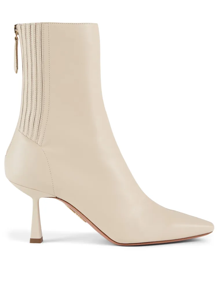Curzon 75 Leather Heeled Ankle Boots