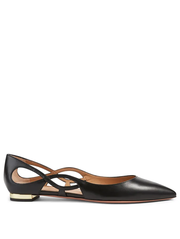 Forever Leather Ballet Flats