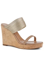 Rendez Vous 105 Leather Wedge Sandals