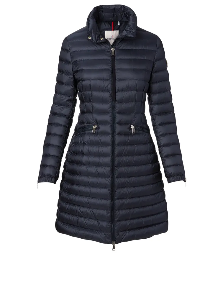 Sable Down Midi Coat