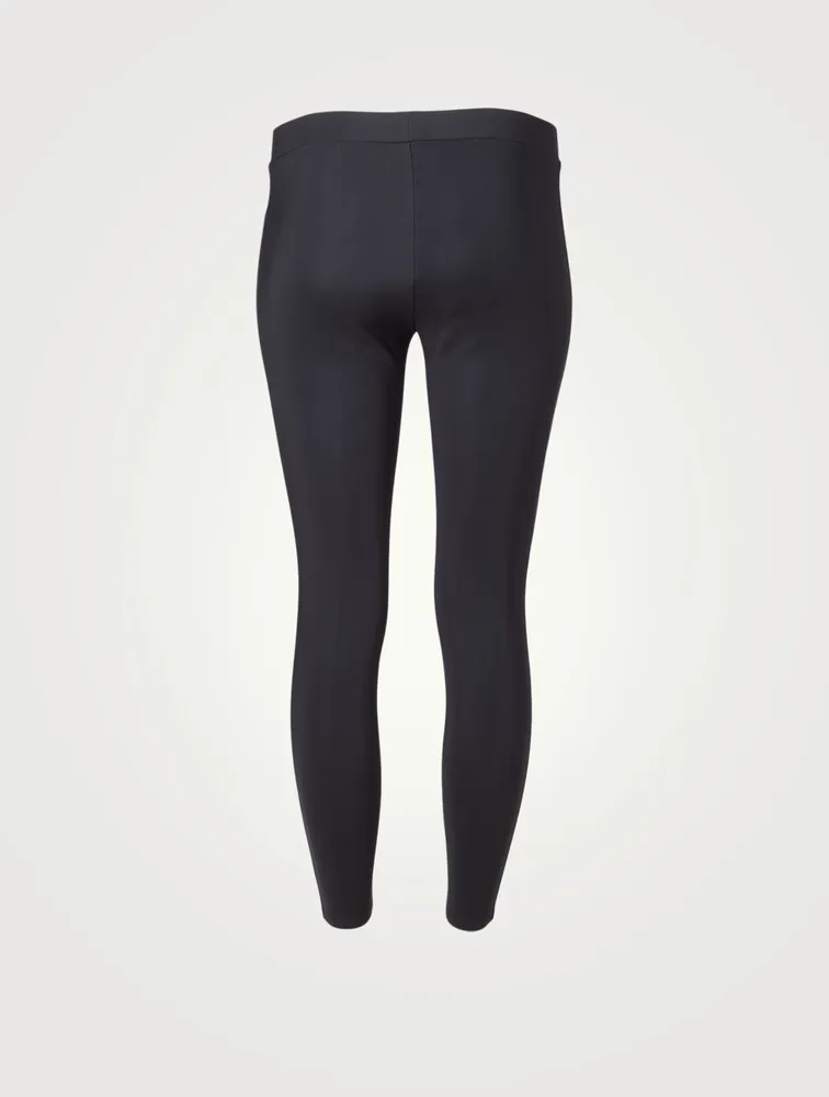 Technical Leggings With Side Stripe