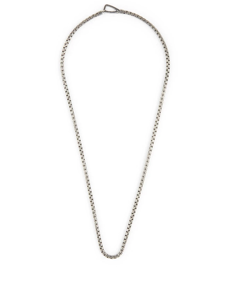 Ulysses Oxidized Silver Necklace