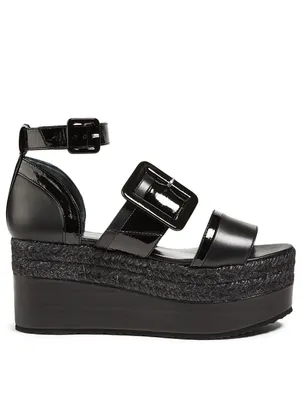 Alpha Sun Espadrille Wedge Sandals