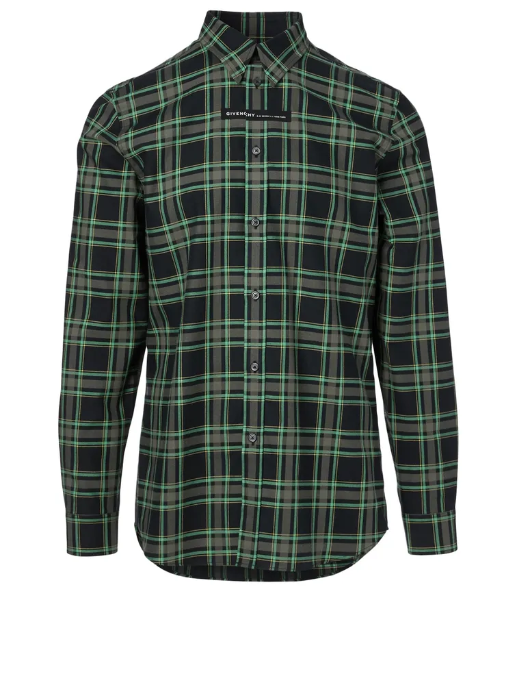 Cotton Shirt Check Print