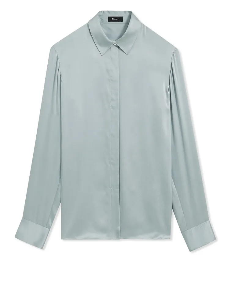 Silk Washed Satin Shirt