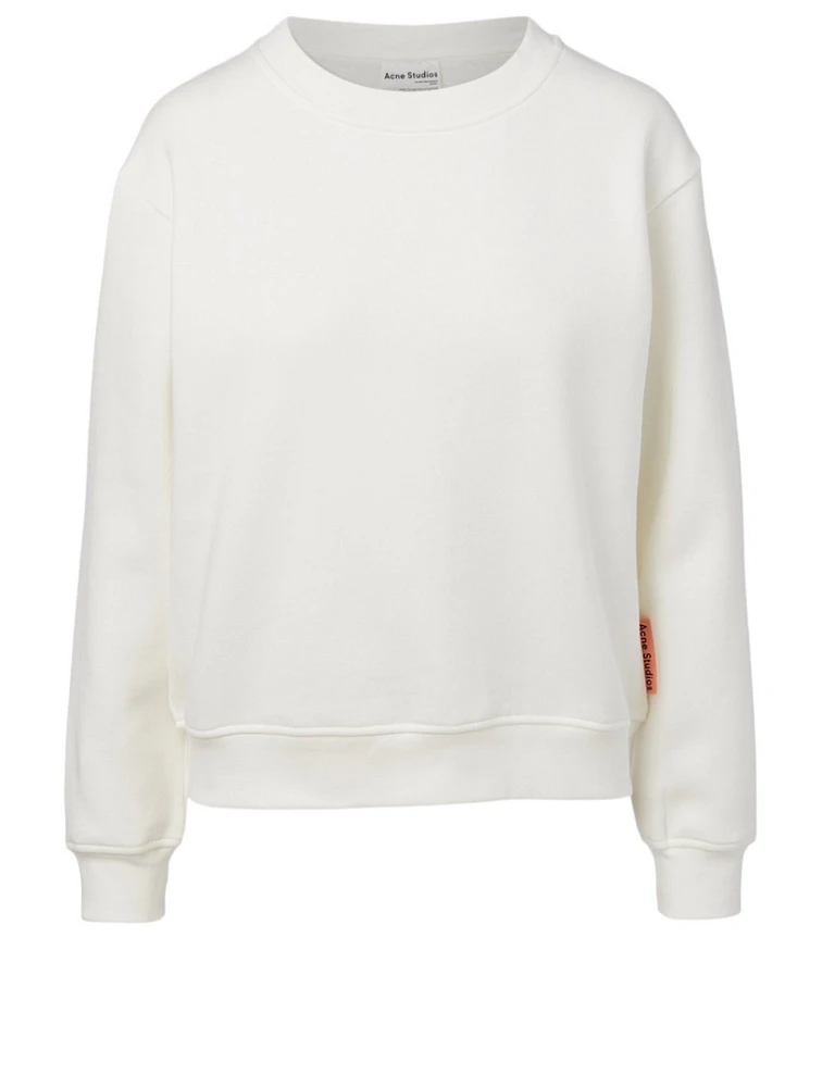 Cotton Sweatshirt With Label