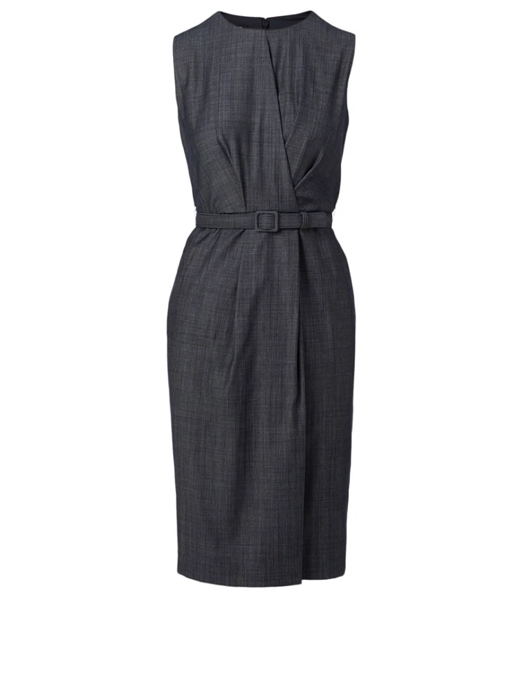 Jude Wool-Blend Dress With Belt