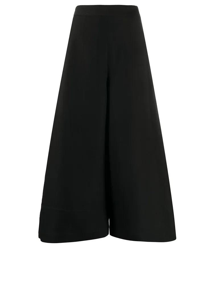 Cotton And Silk Culottes Pants