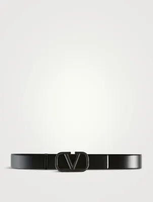 VLOGO Leather Belt