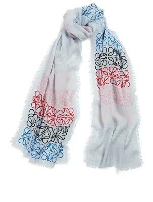 Stretch Wool Anagram Scarf