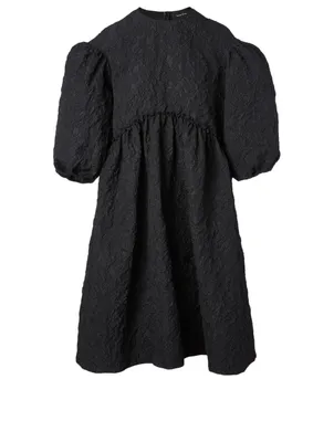 Short-Sleeve Smock Dress