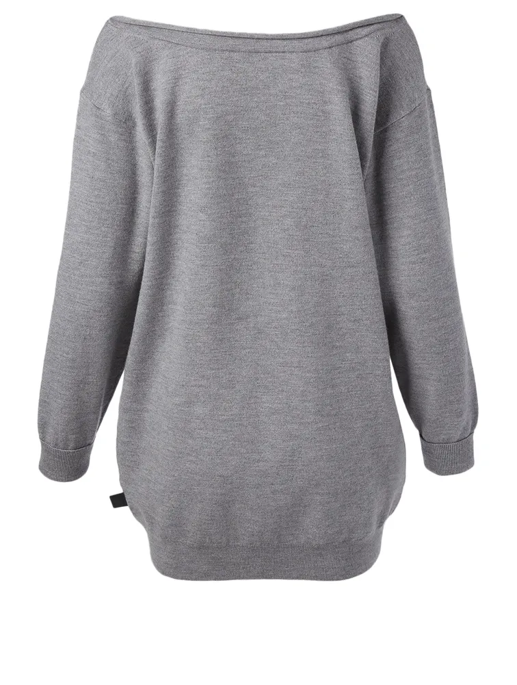 Wool-Blend Layered Tunic
