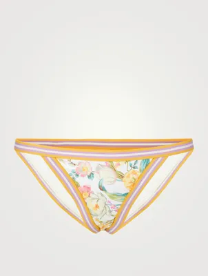 Zinnia Swim Bottoms Floral Print