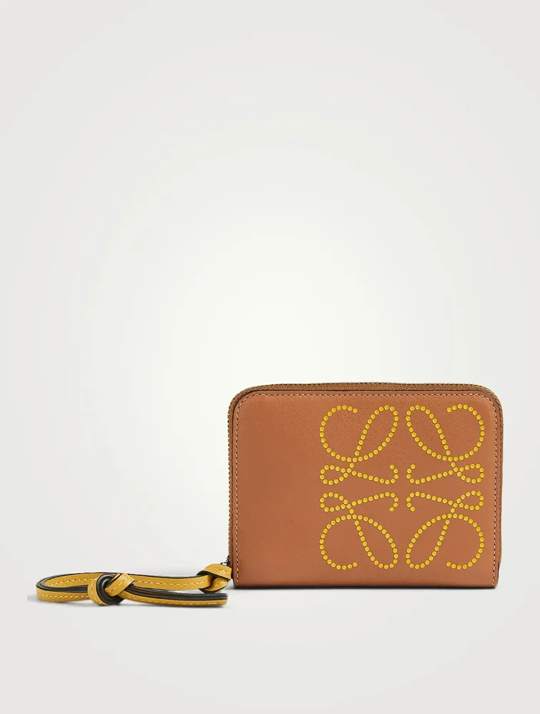 Brand Six-Card Leather Zipper Card Holder