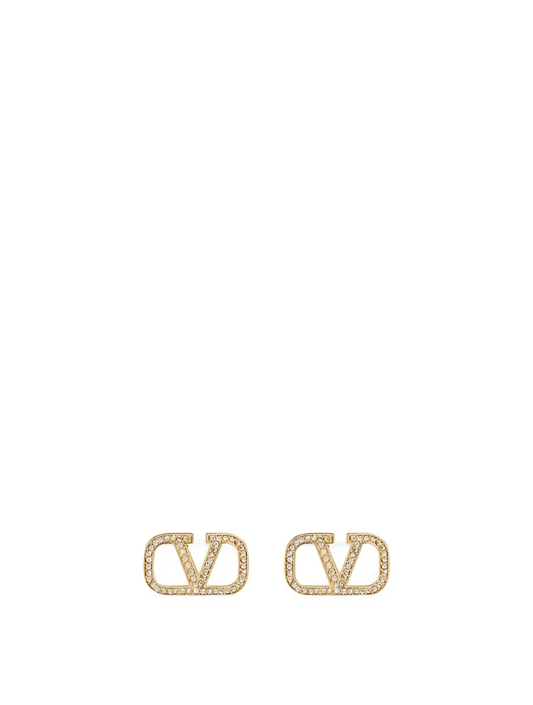 VLOGO Earrings With Crystals